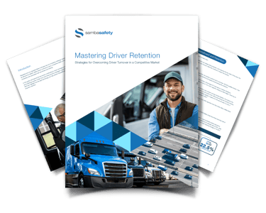 Graphic for SambaSafety's guide: Mastering Driver Retention: Strategies for Overcoming Driver Turnover in a Competitive Market